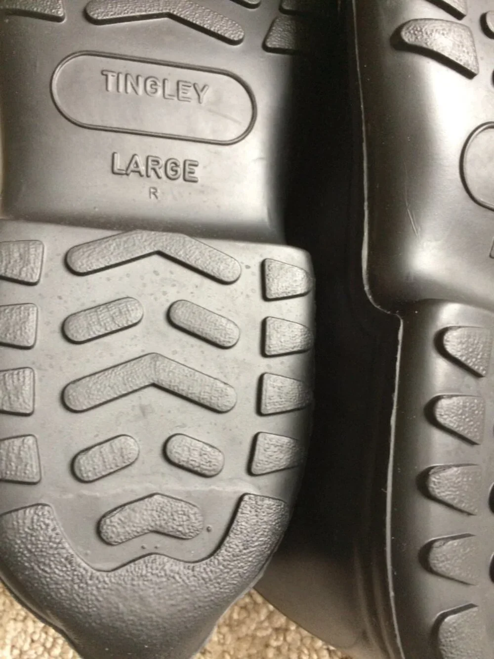 Men's Tingley Hi-Top Work Rubber Cleated Outsole Rubbers